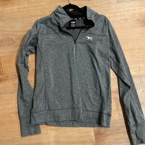 Victoria's Secret Pink Heathered 1/4 zip Jacket